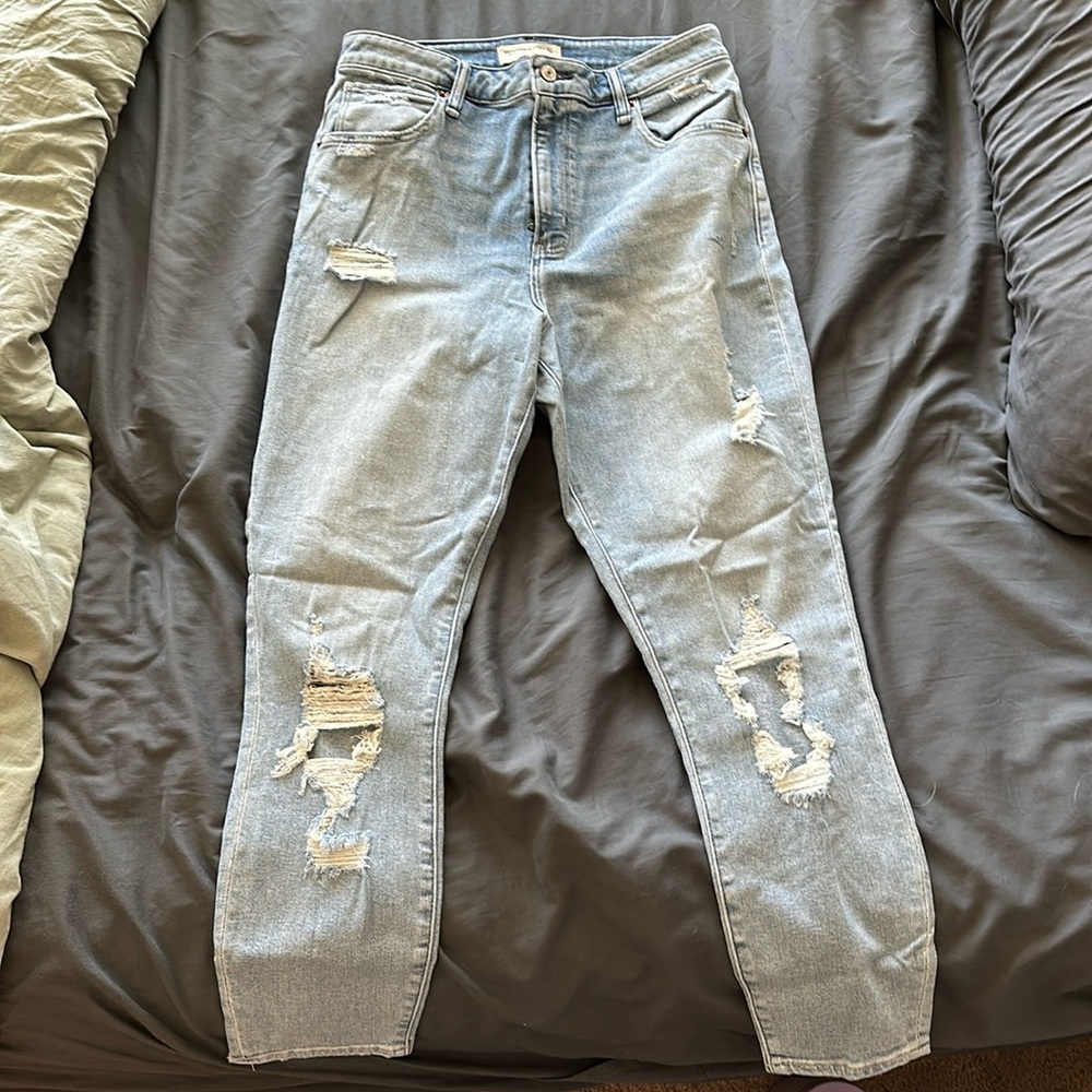 Abercrombie super skinny ankle high rise